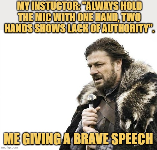 that's some serious guy speech right there meme