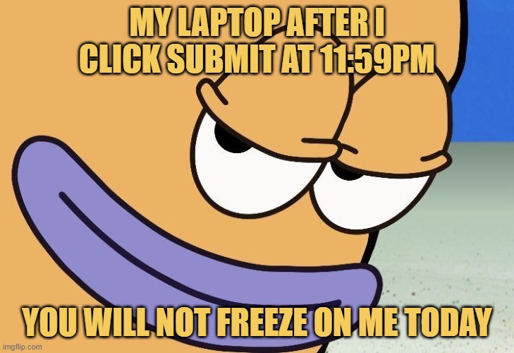 YOU WILL NOT FREEZE ON ME TODAY.jfif