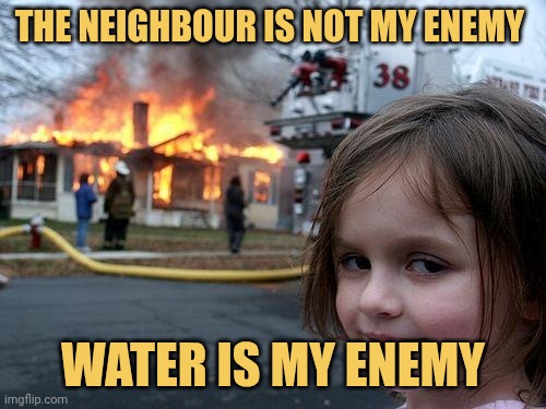 water is my enemy meme