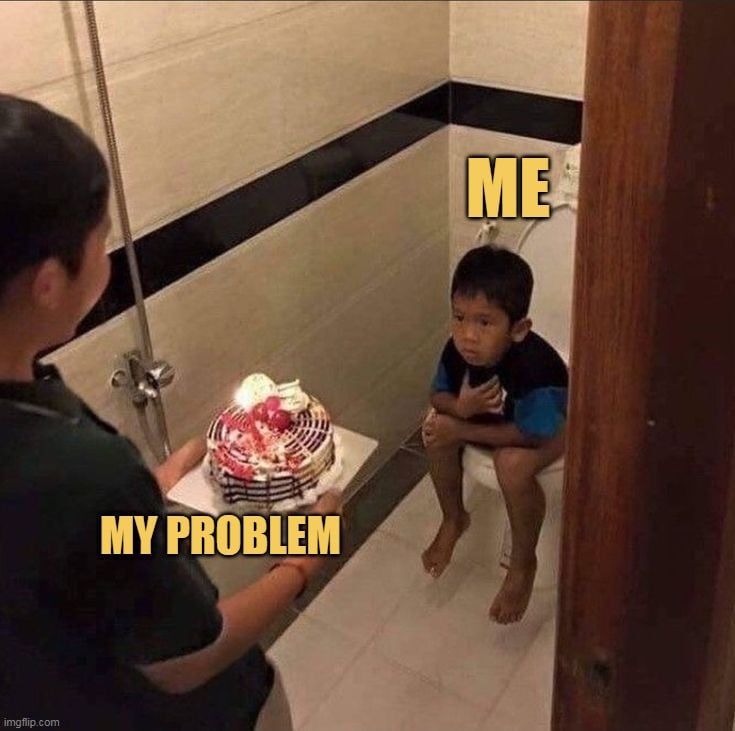 they not let me poop meme