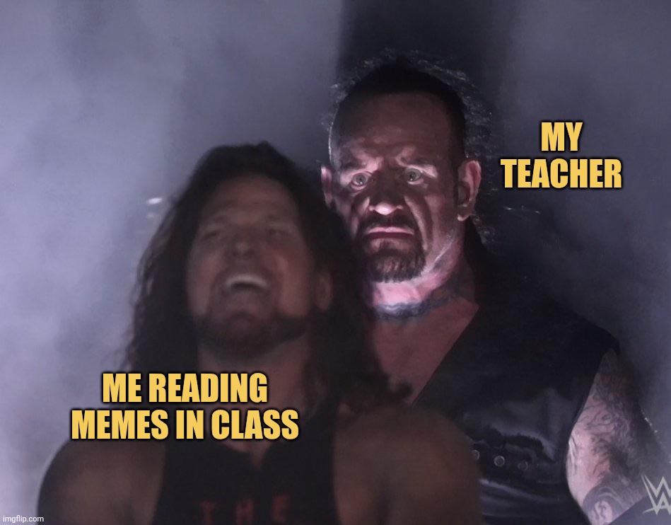 My teacher is scary