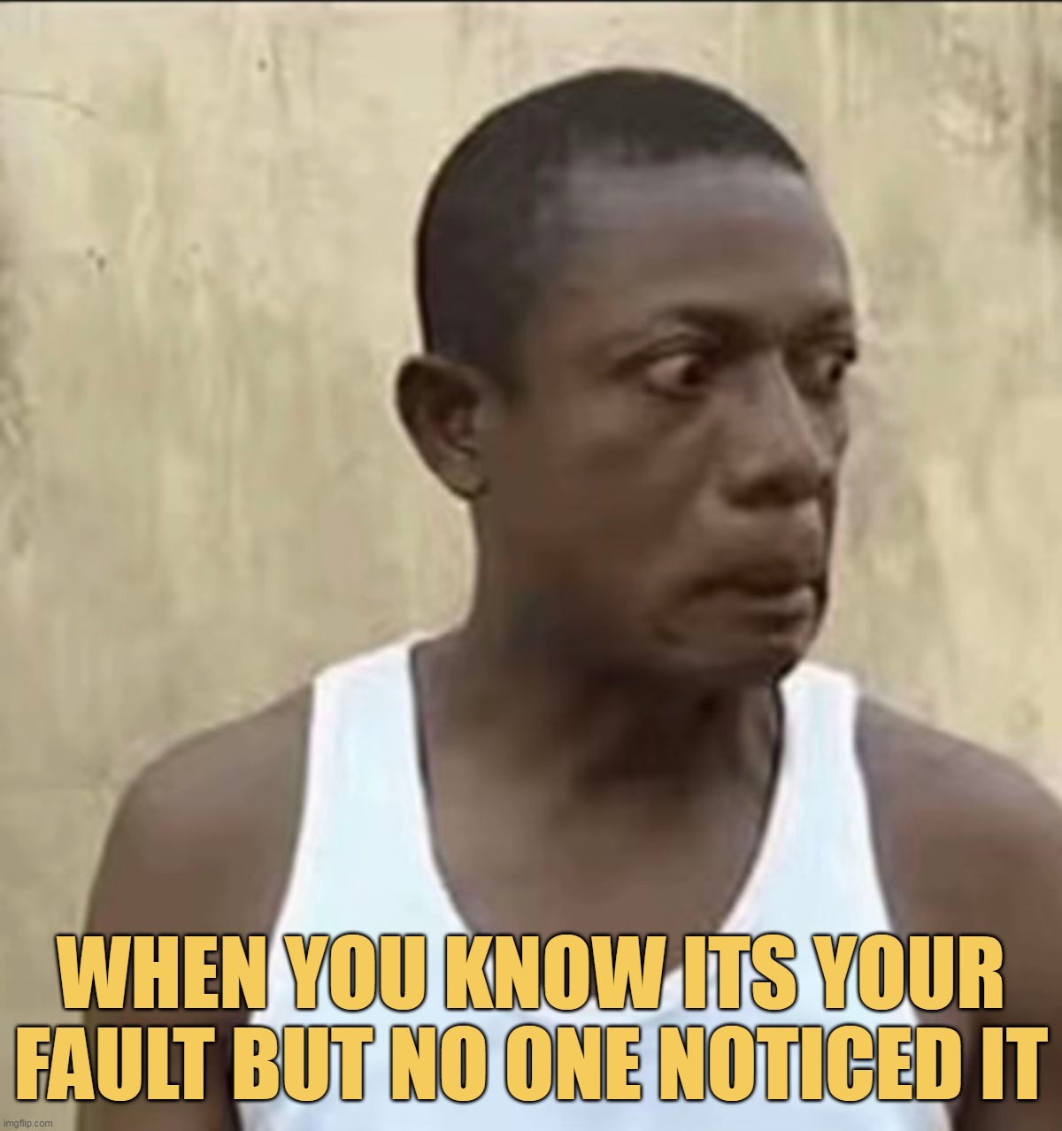 My reaction be like:
