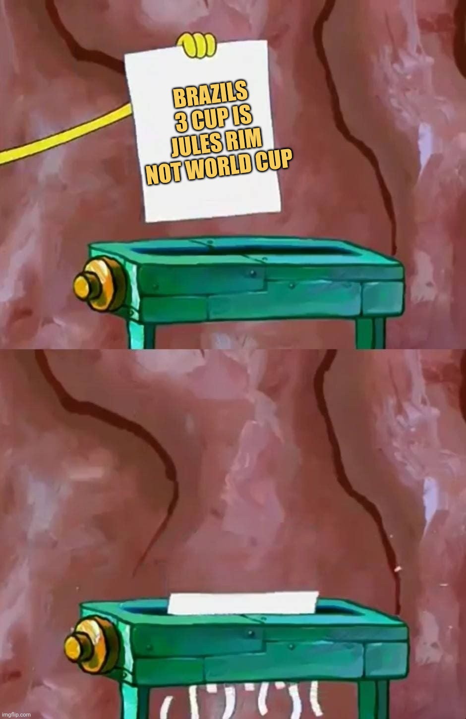 just shut up meme