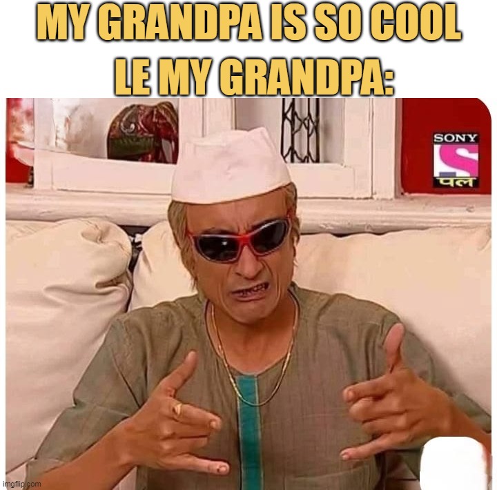 he is so cool i guess meme