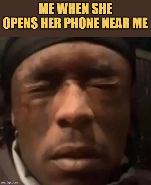 pretending not to see