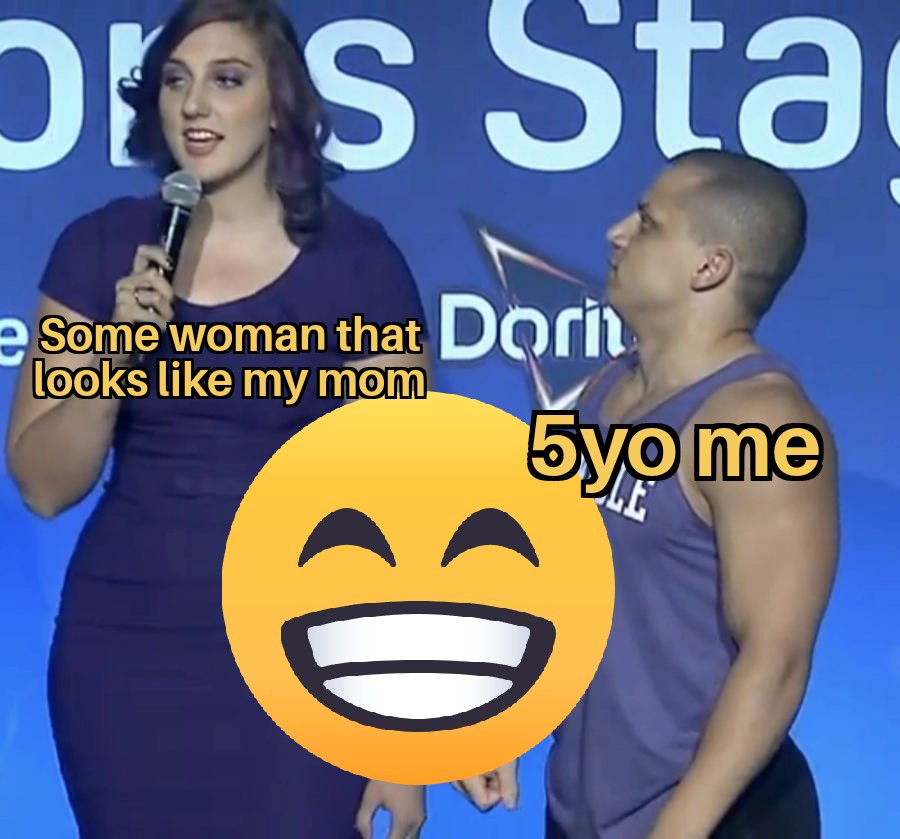 meme Tyler1 next to Swimbananas