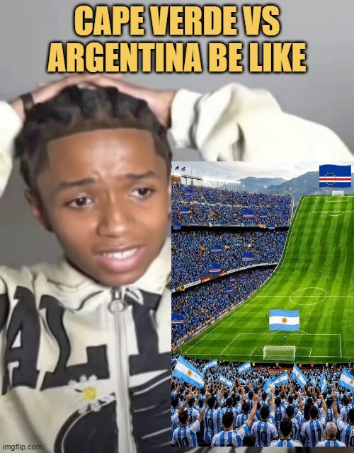 cabo verde vs argentina meme