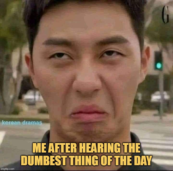 It was so dumb story