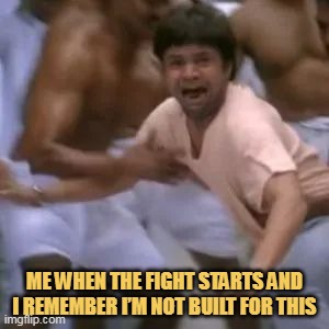 I am not doing this