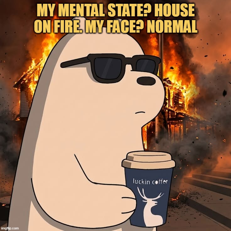 i am fully normal meme