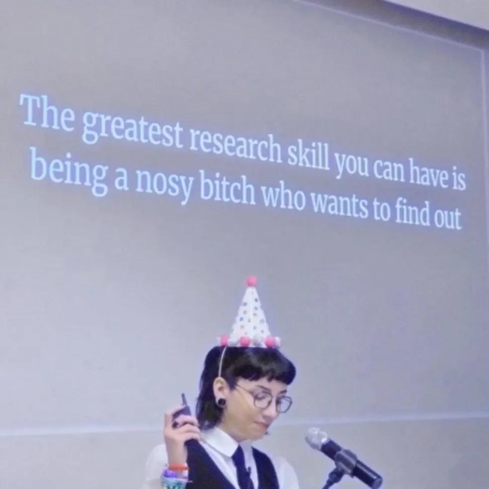 me trying to get the tea about everyone and everything in my vicinity meme