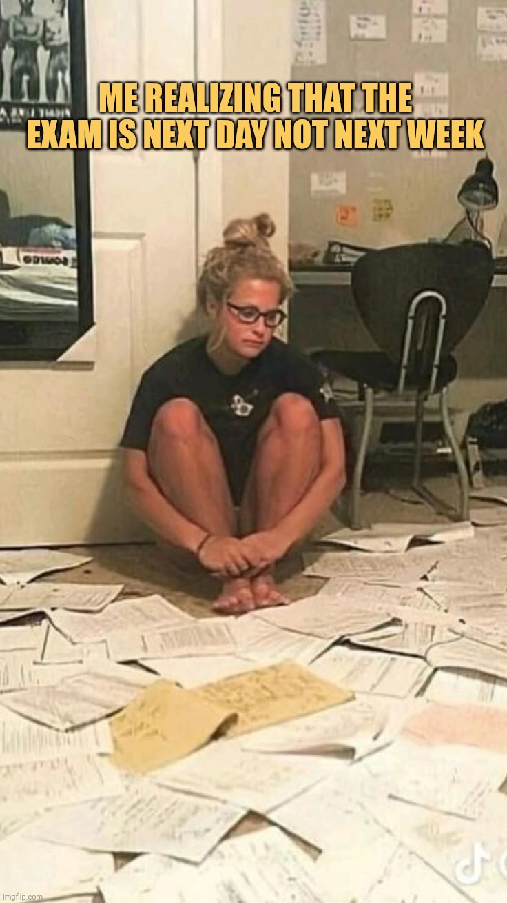 Me realizing
