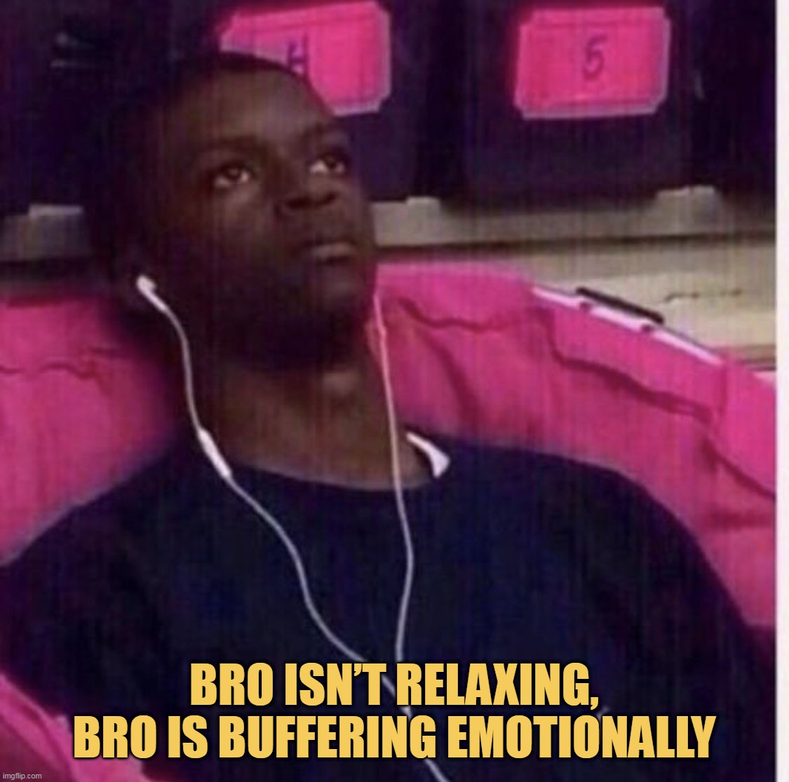 bro is sad! meme