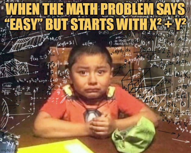 i am very bad at math meme