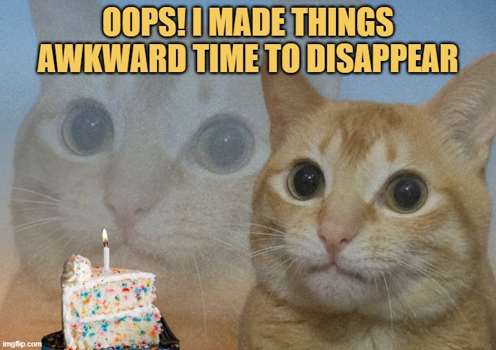 Time to disappear