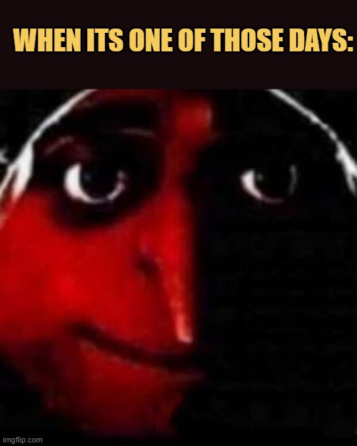 Suddenly remembered a bad moment