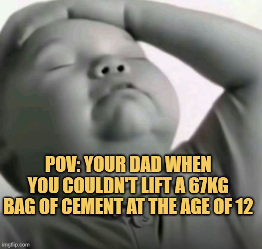 Dad is sad