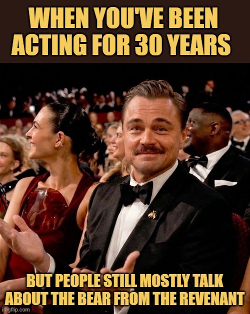 The bear definitely deserves a spin off at this point meme