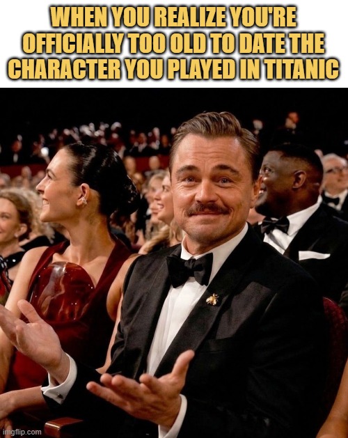 Someone tell him the titanic door was definitely big enough