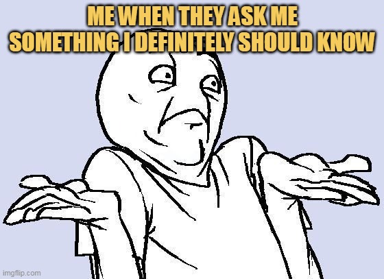 But I actually dont know