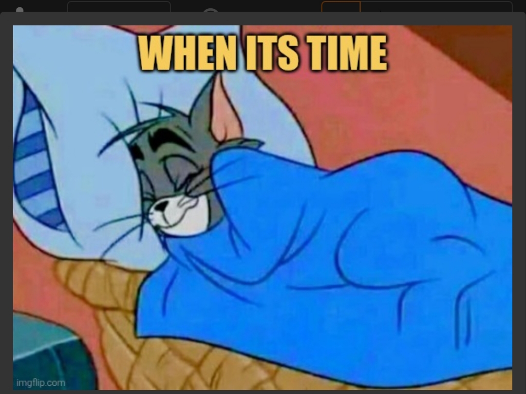 when you finally get in bed meme
