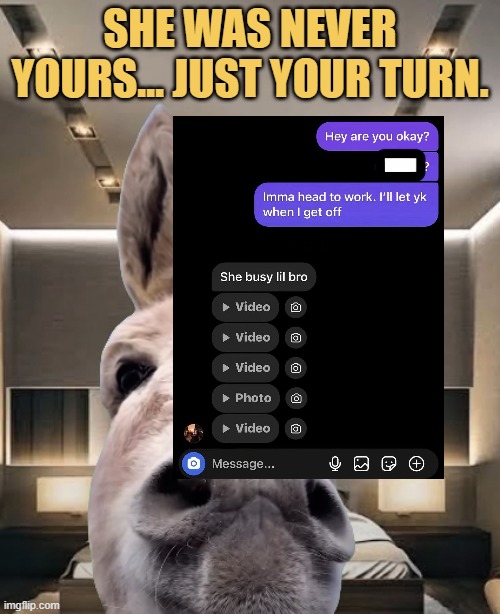 You are unlucky