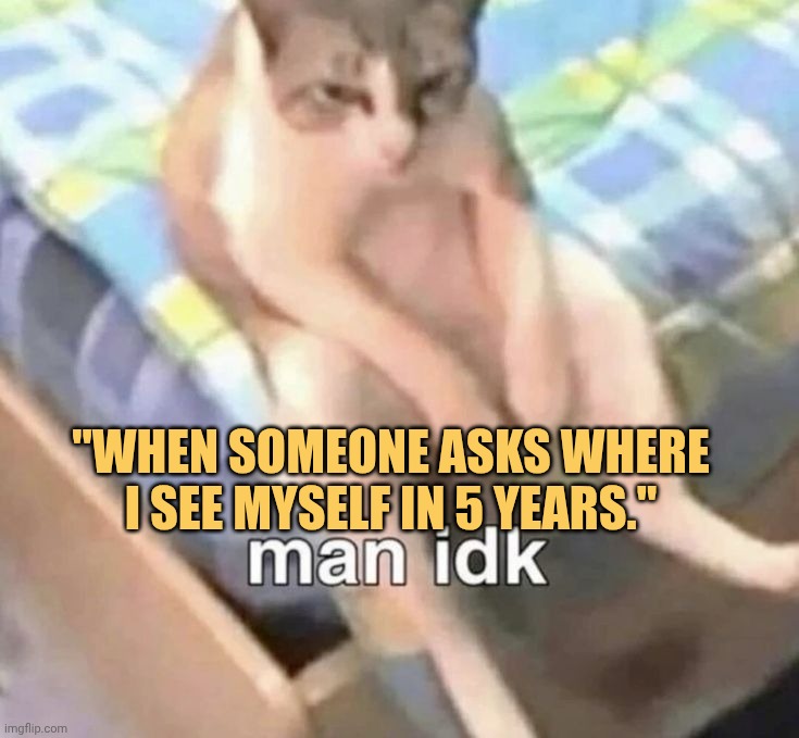 seeing myself in 5 years like this meme