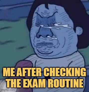 I am sad now