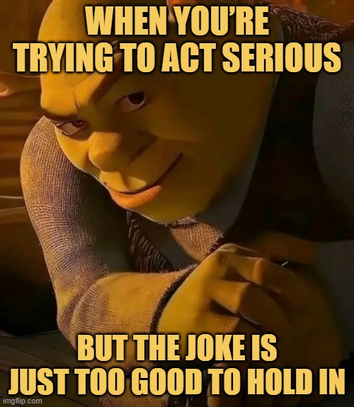 When you’re trying to act serious.jfif