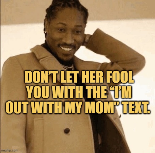 She is lying