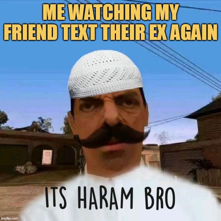 it is totally haram meme