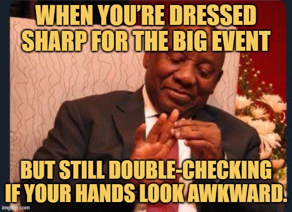 but still double-checking if your hands look awkward.