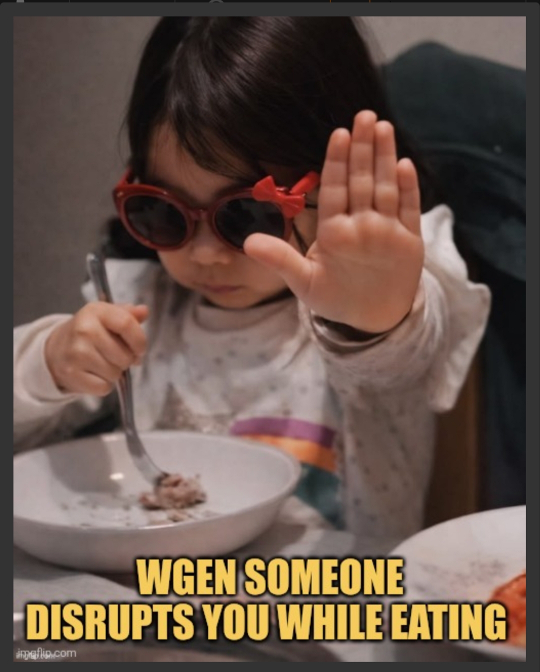 when you are a foodie meme