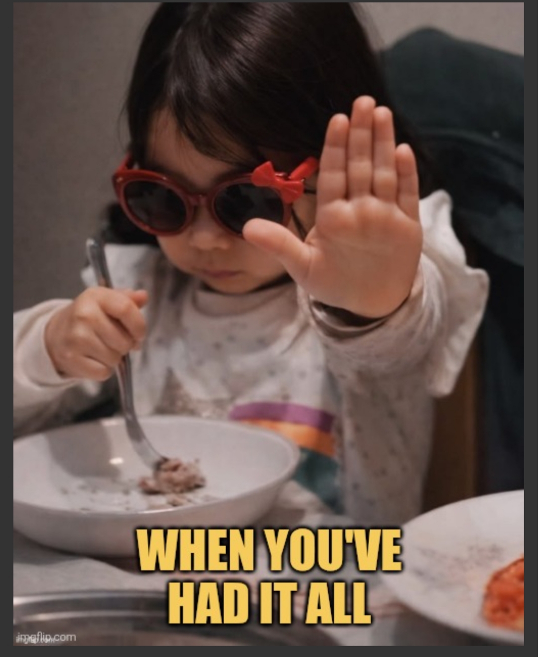 me when am full meme