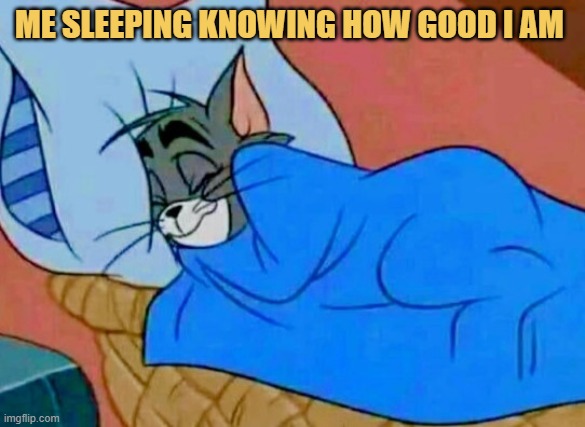 do good to sleep better meme