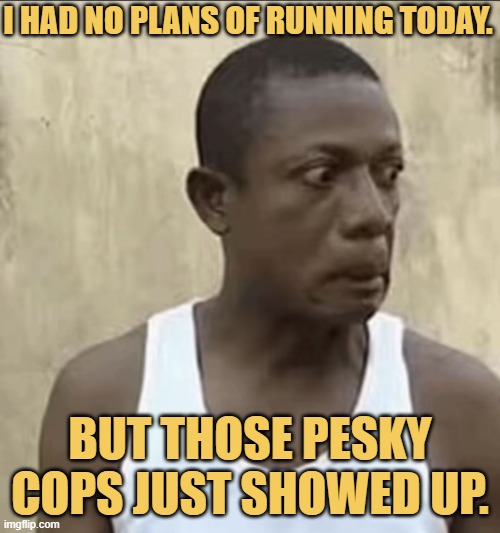 cops behind nigga meme