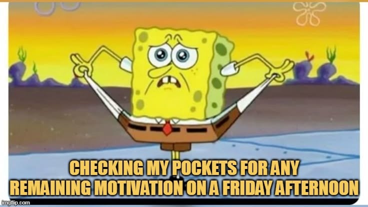 0 motivation left now