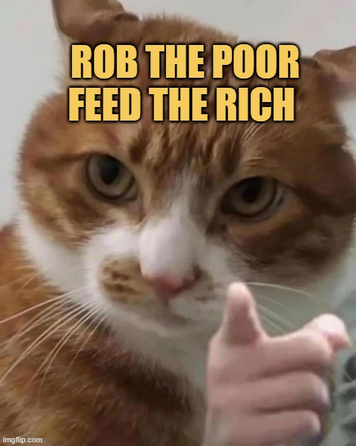 communism is like robin hood on opposite day meme