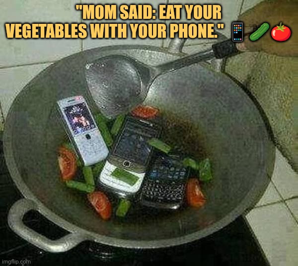 Mom really cooked my phone