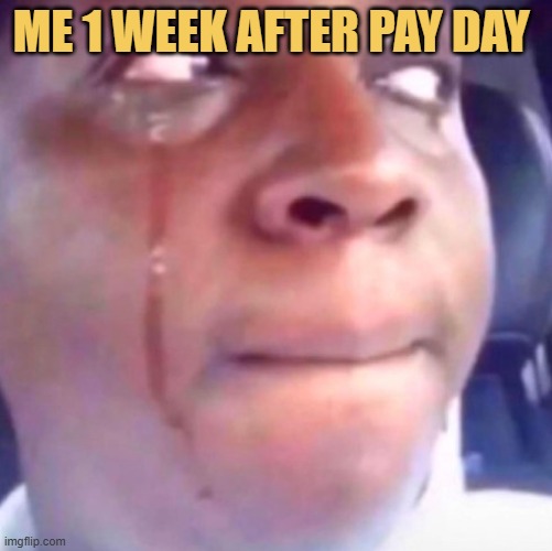 all money gone in groceries and bills meme