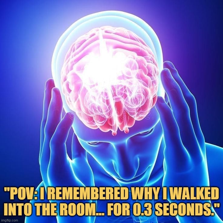 I just forgot it!