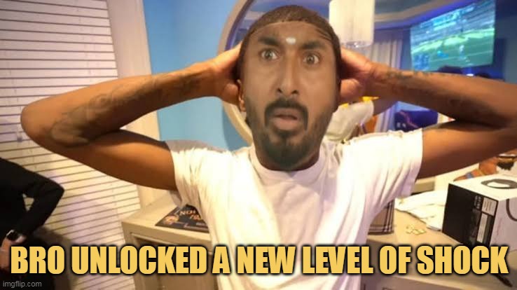 Shocked at its peak