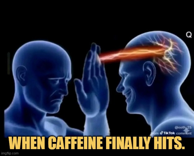 I lives on coffee