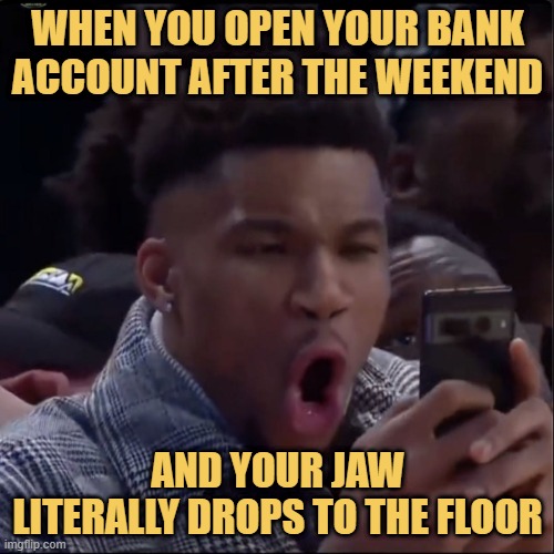 and your jaw literally drops to the floor