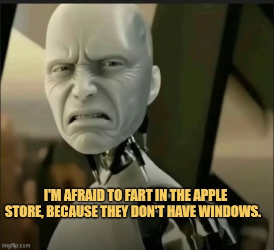 Farting at apple store