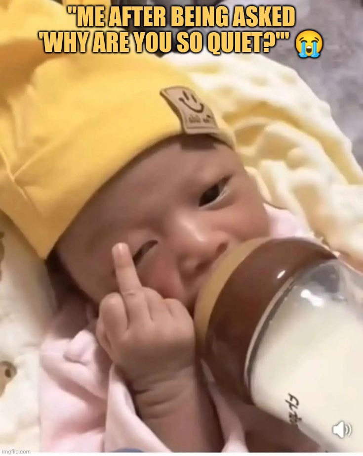 She said fuck off everybody