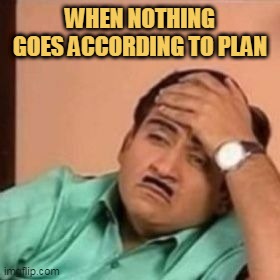 I failed in that