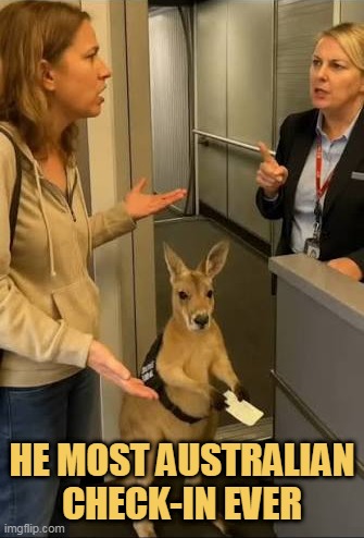 If you are going to australia you will see