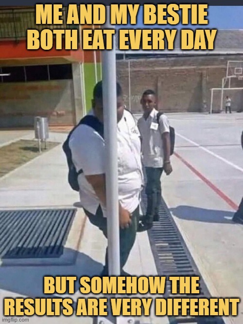 but somehow the results are very different