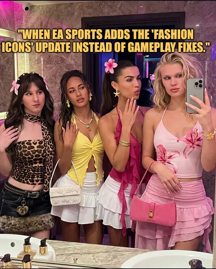 EA sports team suddenly got serious at fashion